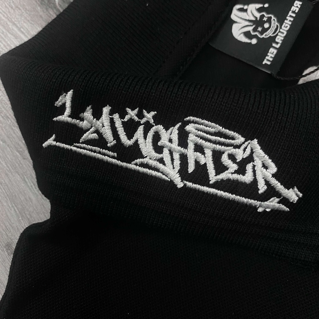 LAUGHTER BASIC OVERSIZED POLO - Áo polo thêu Streetwear Hip Hop | BigBuy360 - bigbuy360.vn