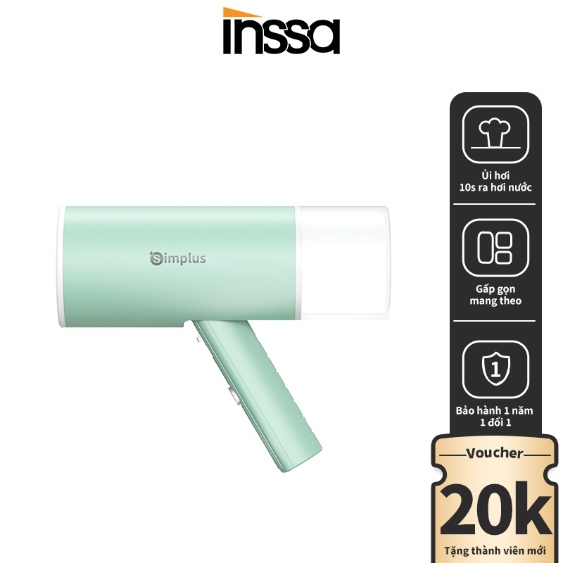 Bàn ủi hơi nước cầm tay bàn là mini tiện lợi dung tích nước 130ml công suất lớn 800W