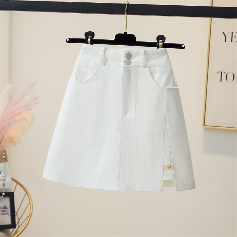 Chân Váy Chữ A Lưng Cao Thời Trang Mùa Thu Hàn Quốc 2022 Mới