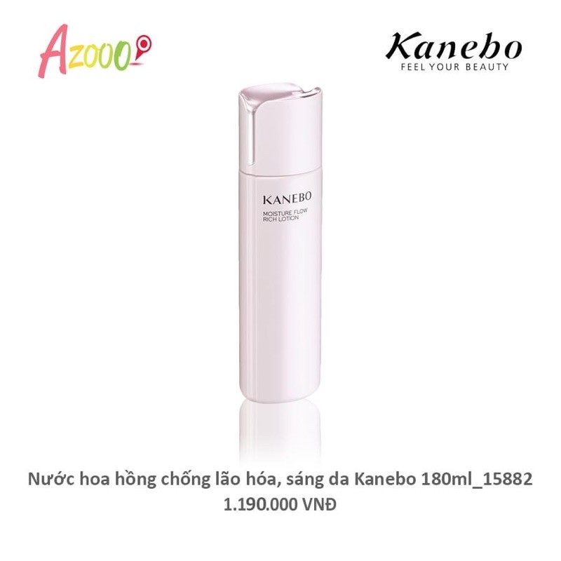 Nước hoa hồng chống lão hoá, sáng da cao cấp Kanebo 180ml Azooo nhập khẩu