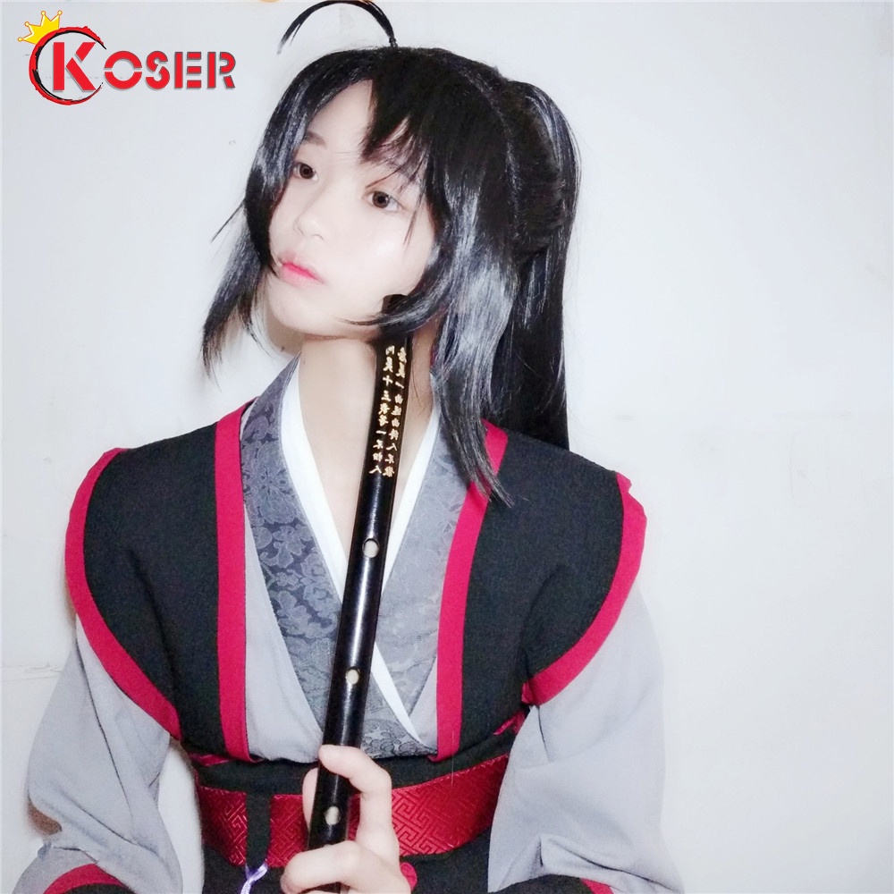 MO DAO ZU SHI Cosplay Wig Hair Wei Wuxian Weiwuxian Ancient Black Grandmaster of Demonic Cultivation Grandmaster of Demonic Cultivation the untamed