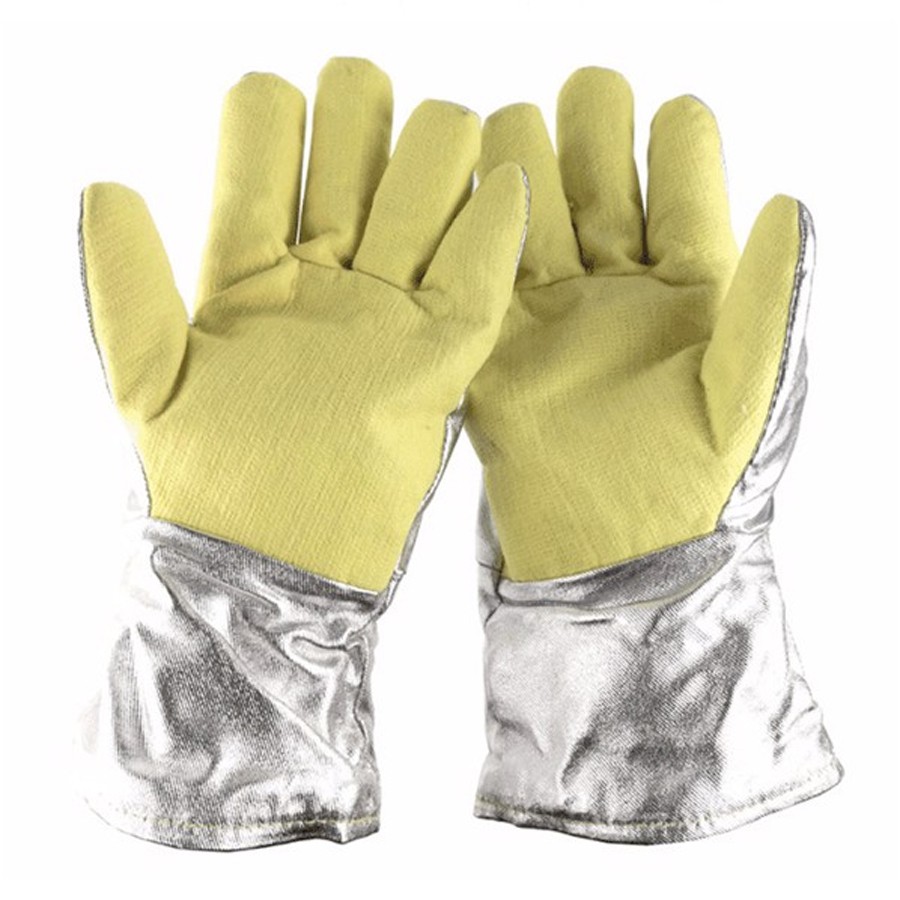 Bao Tay Chịu Nhiệt 300 - 500 Độ C Castong Trắng Vàng (YERR-34L)