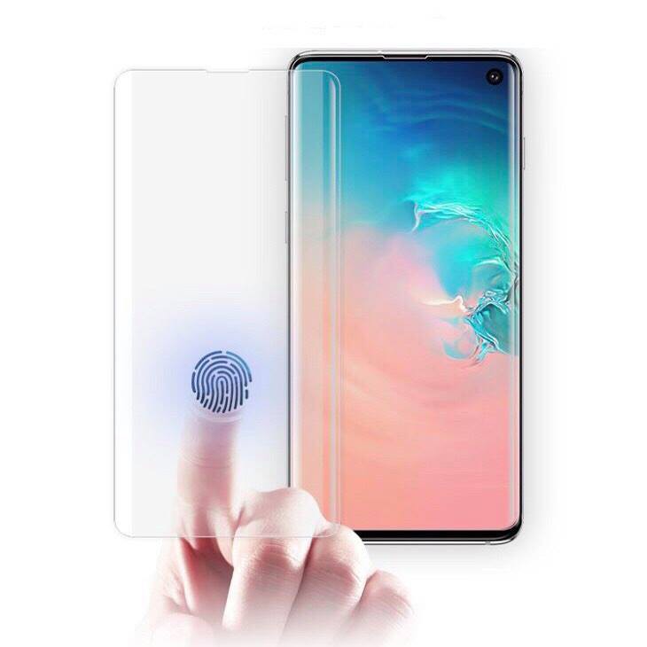 Kính cường lực UV Samsung Galaxy S10 / S10 lite / S20 / S20 Plus / S20 Ultra 4 lớp chống trầy full keo, full màn hình