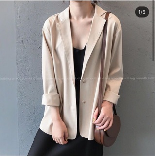 Áo blazer basic