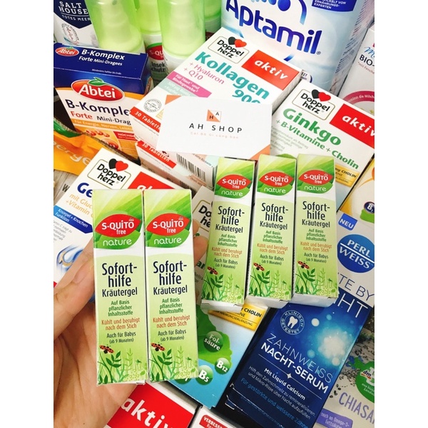 🌿 Gel bôi vết muỗi đốt S-quito Free 15ml