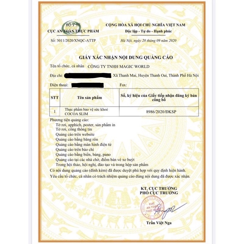 Cocoa Slim PLUS DẠNG LỌ