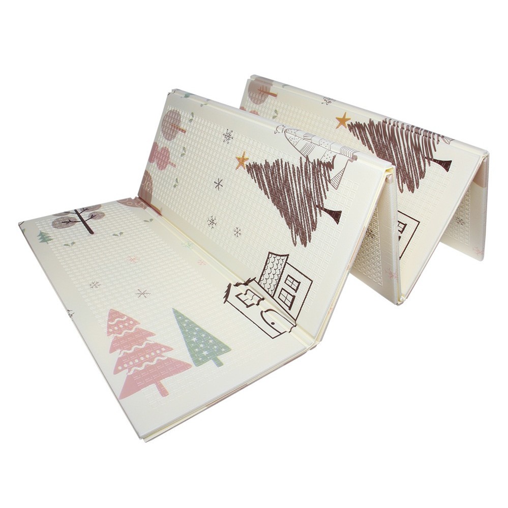 [Vệ sĩ bé yêu] Thảm xốp 2 mặt gấp gọn XPE phủ silicon