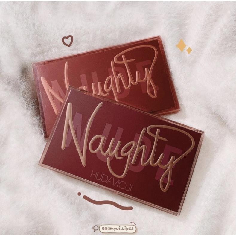 Phấn mắt HUDA BEAUTY Bản Dupe Naughty Nude Eyeshadow Palette - chumia