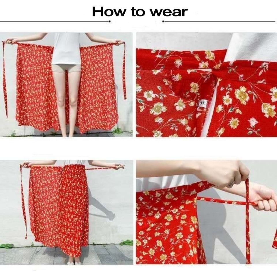 Chân Váy Voan Dài In Hoa Thời Trang Mùa Hè Dành Cho Nữ