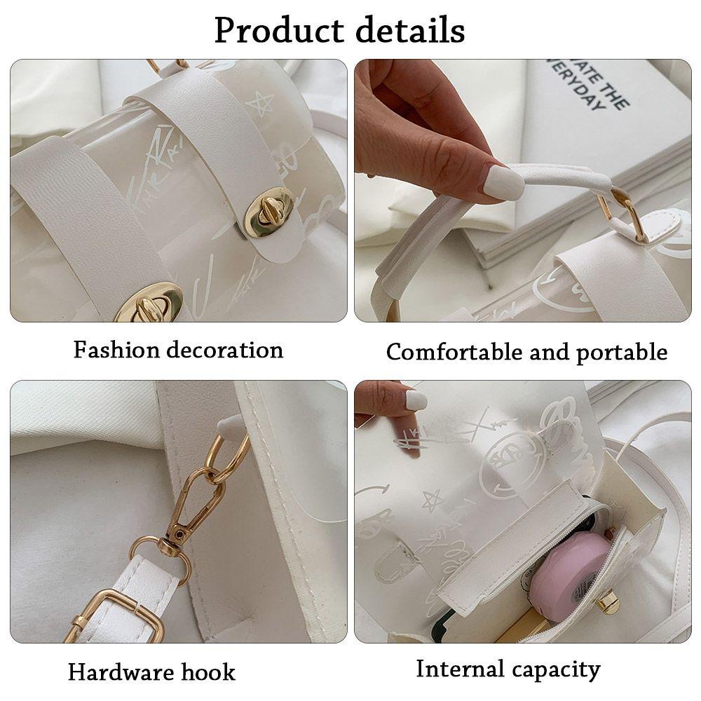 Túi Đeo Vai / Xách Tay Bằng PVC Kích Thước Nhỏ Dành Cho Nữ