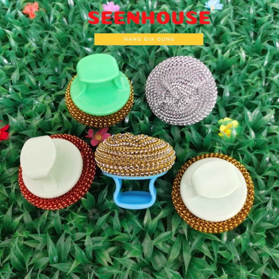Cọ Rửa xoong nồi INOX có Tay Cầm Sạch Sẽ hàng loại 1 hungyen89.shop