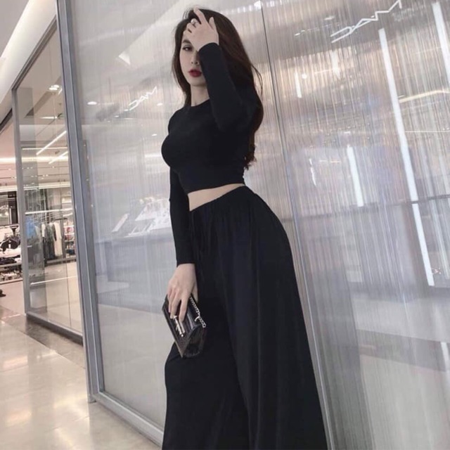 Set áo loptop+Quần ống Suông ✴️