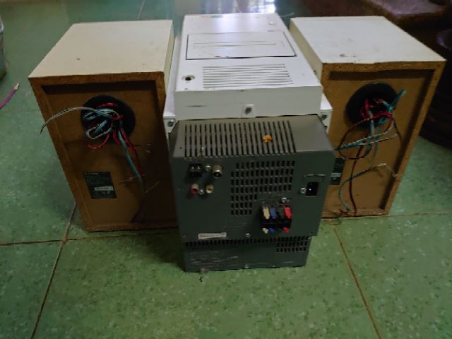 Dàn mini Nhật bãi Panasonic PM730SD nghe máy tính điện thoại