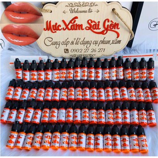 Mực phun môi Collagen LT 10ml chính hãng Mỹ - Tỉ lệ bám màu cao trên 90% - Mực hữu cơ phun xăm lên màu đẹp trong bóng