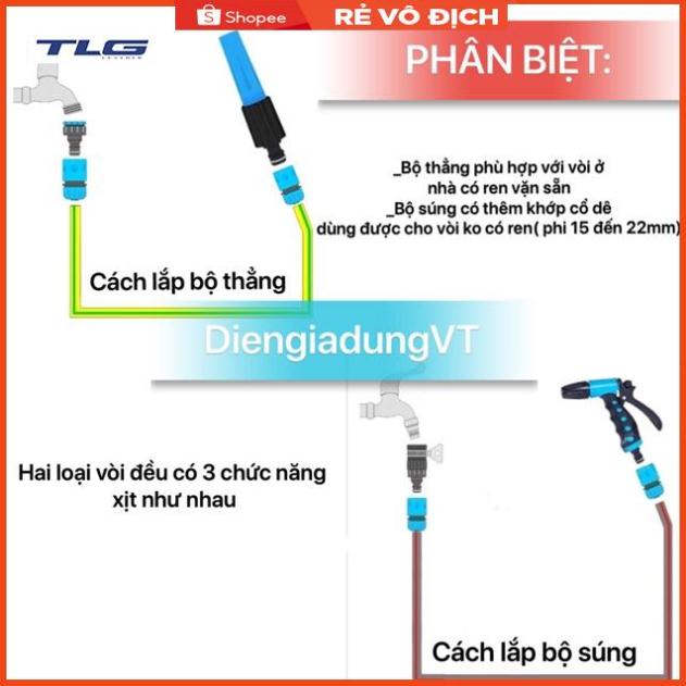 Bộ vòi rửa xe, tưới cây cao cấp 5m, 10m,15m,20m 206319