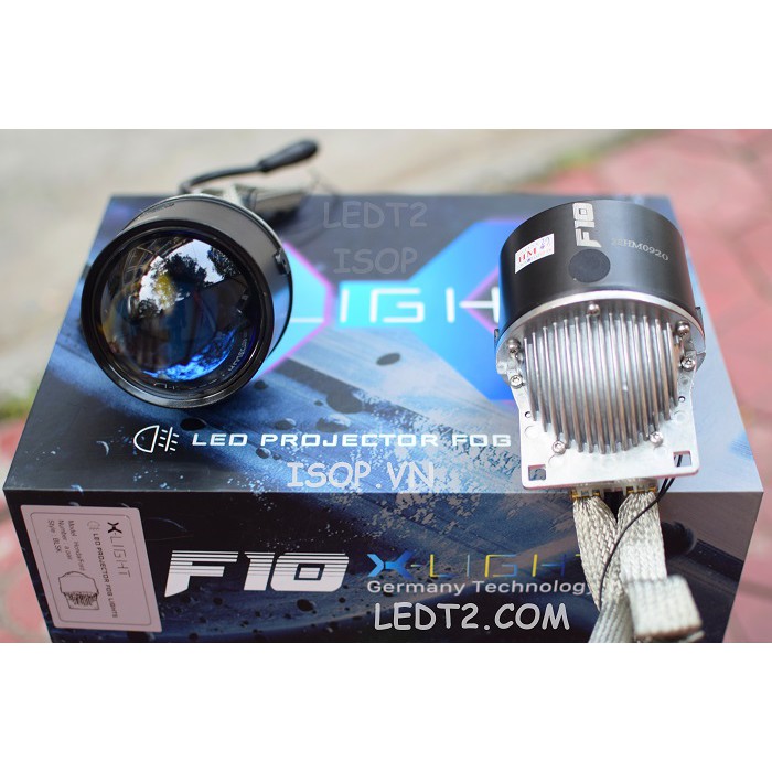 [LEDT2 ISOP] Bi Gầm LED X Light F10 [Số lượng: 1 cặp] [Bảo hành 2 năm]