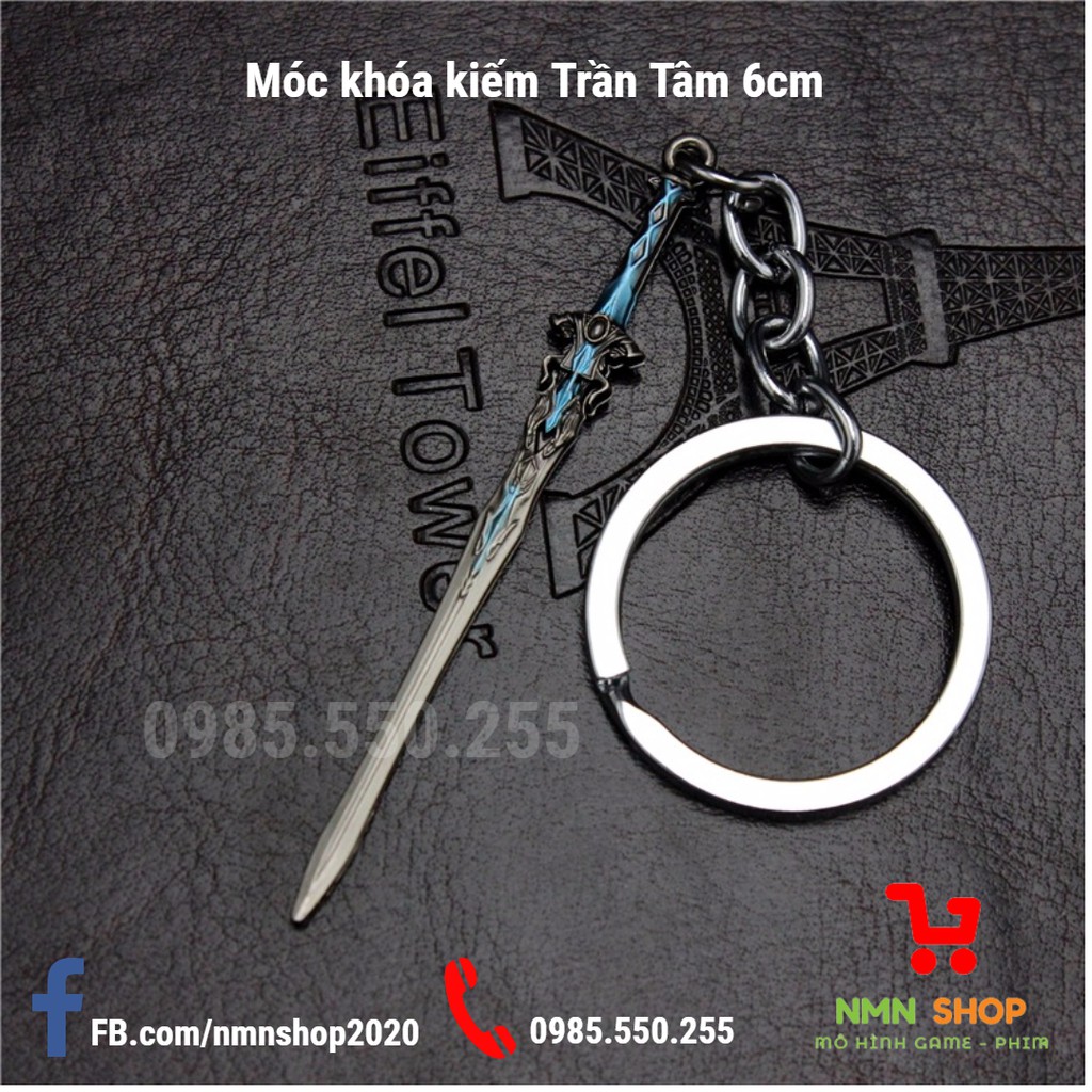 Móc khóa kiếm Trần Tâm 6cm- Thất Bảo Lưu Ly Tông - phim Đấu La Đại Lục