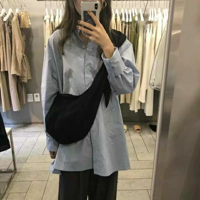 Túi đeo vai/đeo chéo (VẢI BỐ COTTON MỀM) - THẮT NÚT - CÁI BANG