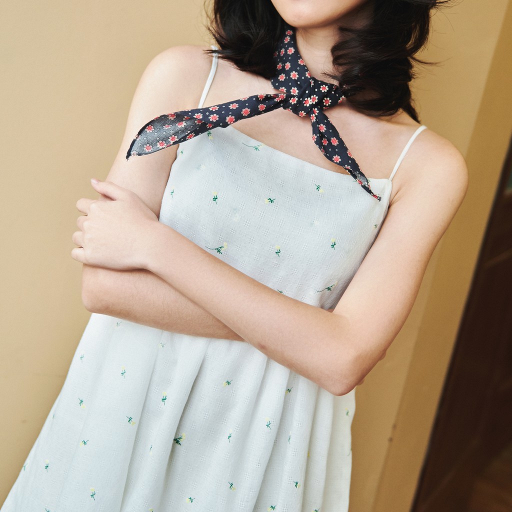 BLEUBIRD váy 2 dây dáng xoè ngắn MOMO DRESS