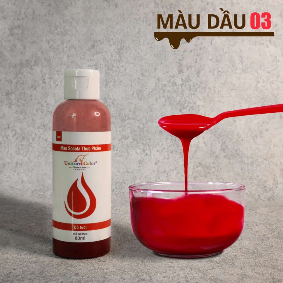 màu dầu socola làm bánh kem [FREESHIP❤️] đồ làm bánh kem sinh nhật