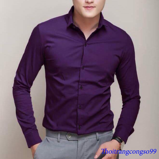 Áo Sơ Mi Nam Dài Tay Hàn Quốc Cao Cấp | BigBuy360 - bigbuy360.vn
