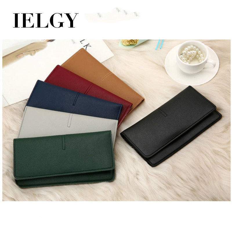 Ví Da Dáng Dài Phong Cách Âu Mỹ Thời Trang Dành Cho Bạn Nữ IELGY