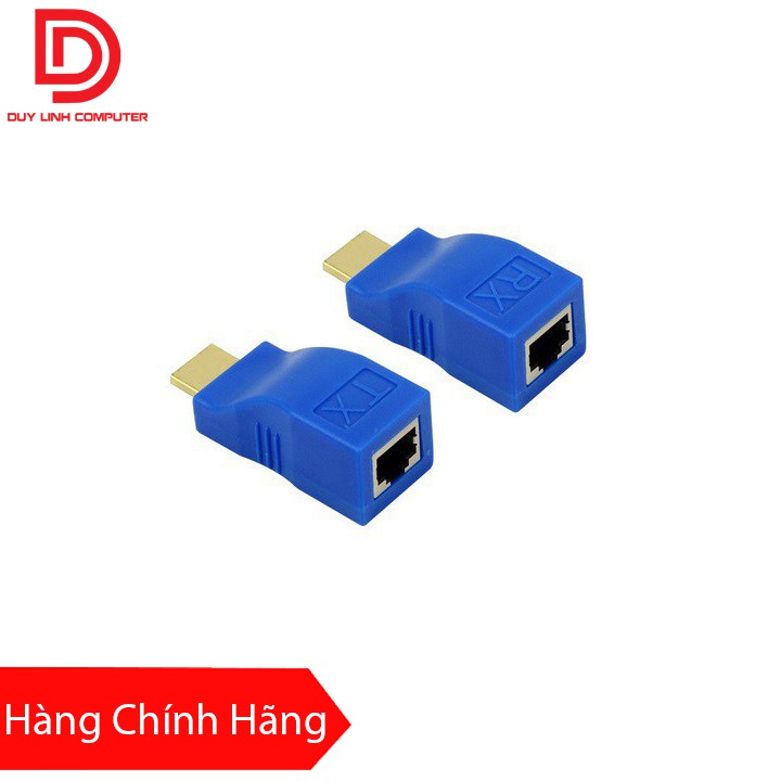 Bộ kéo dài HDMI 30m qua cáp mạng Cat5E/6 chuẩn RJ45 giá rẻ