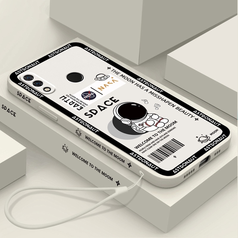 ốp lưng Họa Tiết Phi Hành Gia Cho iPhone 11 12 13 pro 7G 8G SE 12promax 6plus 6s 7/8Plus X XS Max XR