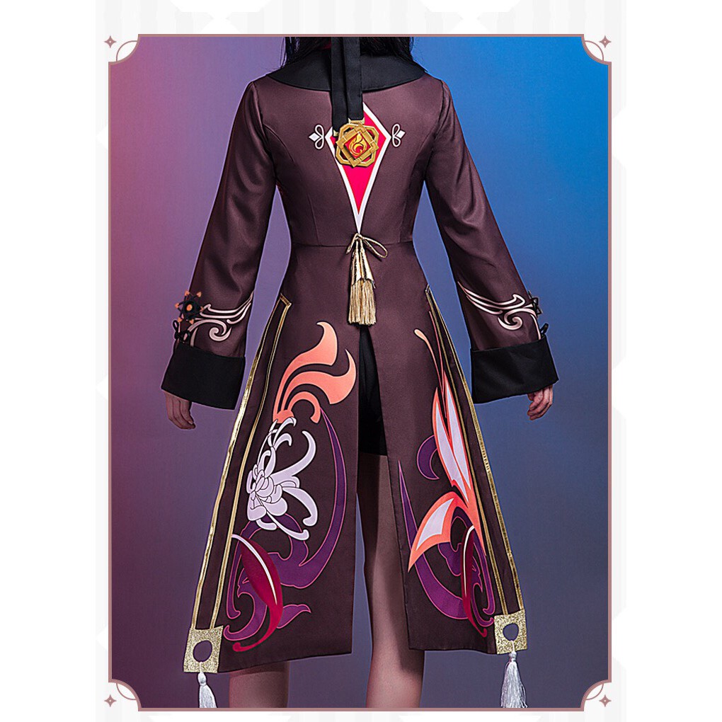 Set cosplay Hutao Genshin Impact