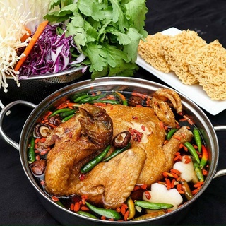 SET LẨU GÀ TIỀM ỚT HIỂM