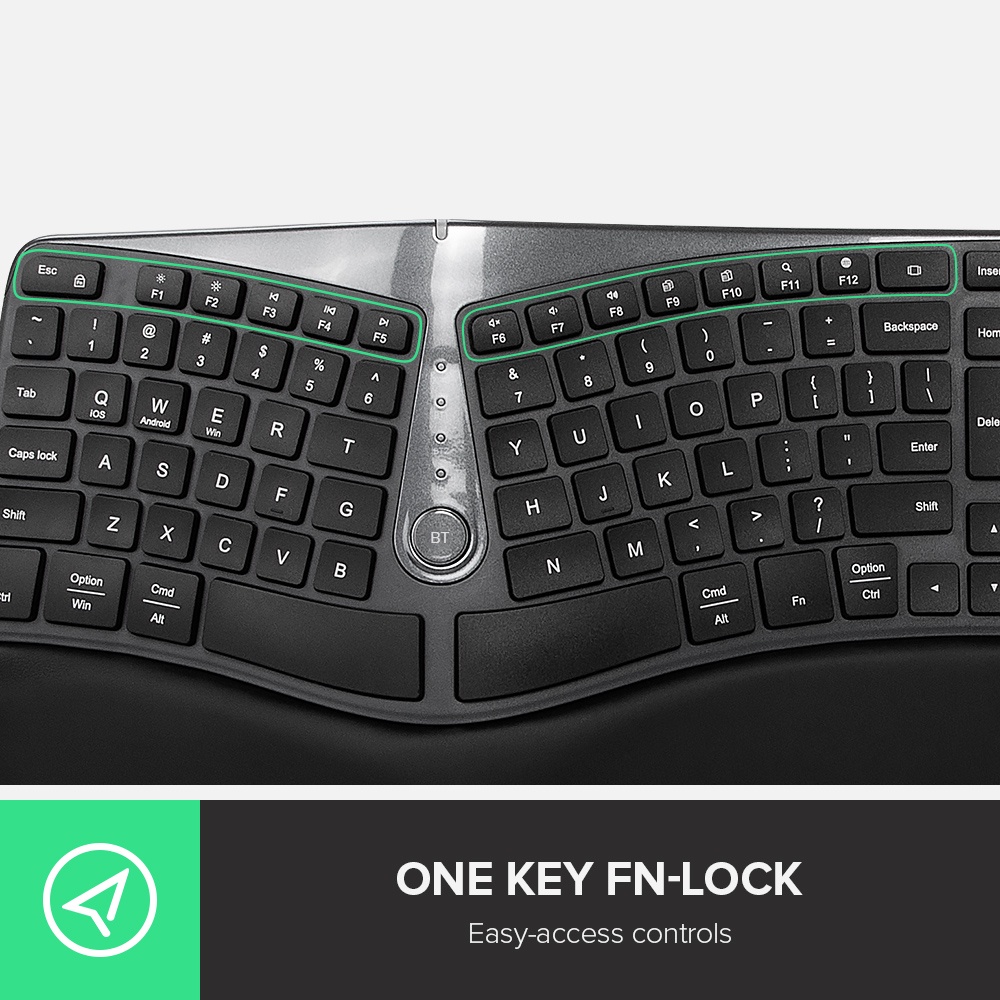 Bàn phím không dây Bluetooth DELUX GM901D GM901 USB 2.4G thích hợp cho Windows Mac