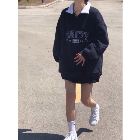 [Hàng Order] Áo Polo FORUYFS có cổ ULzzang form rộng dài tay dày dặn Unisex mới nhất thu đông 2021 PL015 | BigBuy360 - bigbuy360.vn