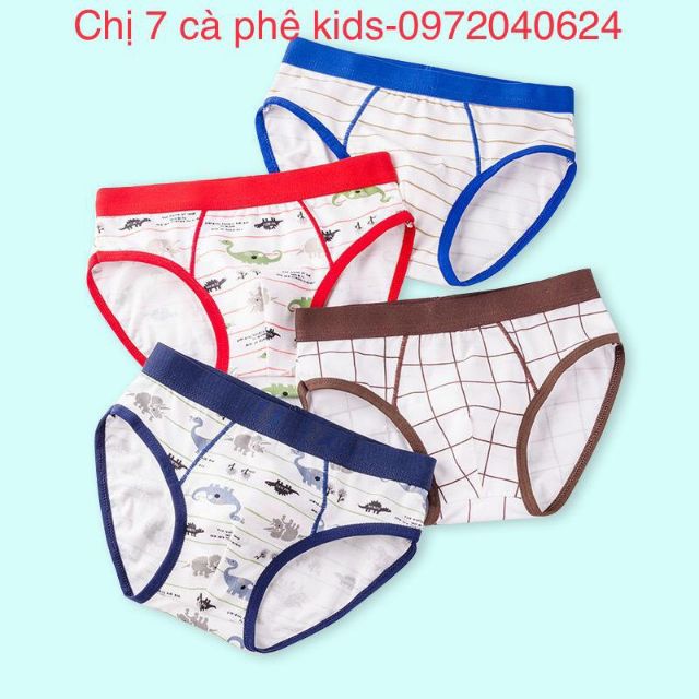 Quần sịp bé trai combo 10 quần đủ size