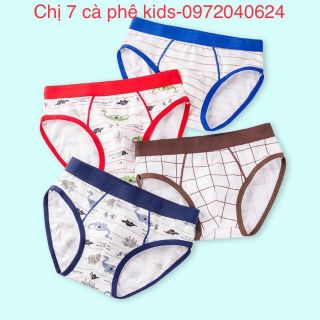 Quần sịp bé trai combo 10 quần đủ size