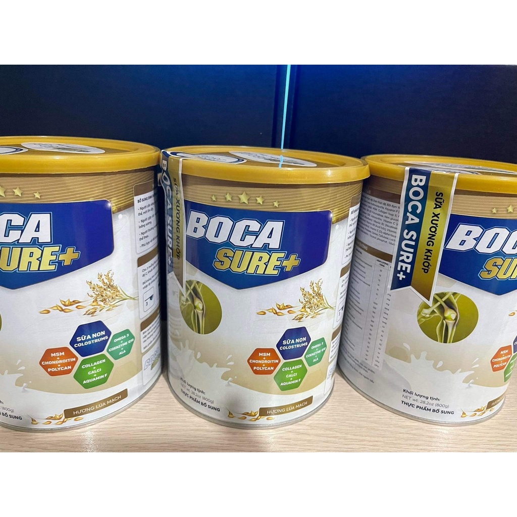 [Nhập khẩu Mỹ]Sữa non xương khớp Boca Sure dành cho người bị xương khớp hộp 400g