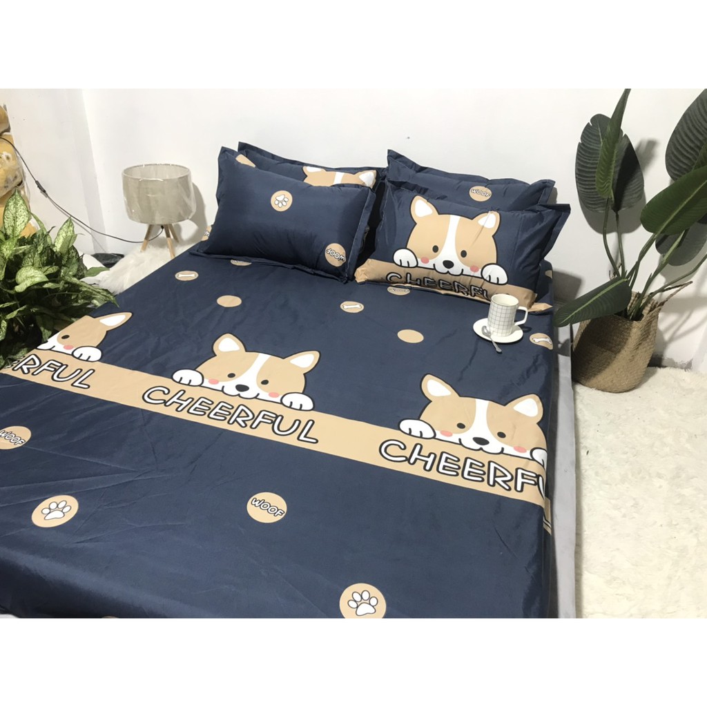 Ga Chống Thấm Cotton Hàn Quốc Chó Cheerful CTT23