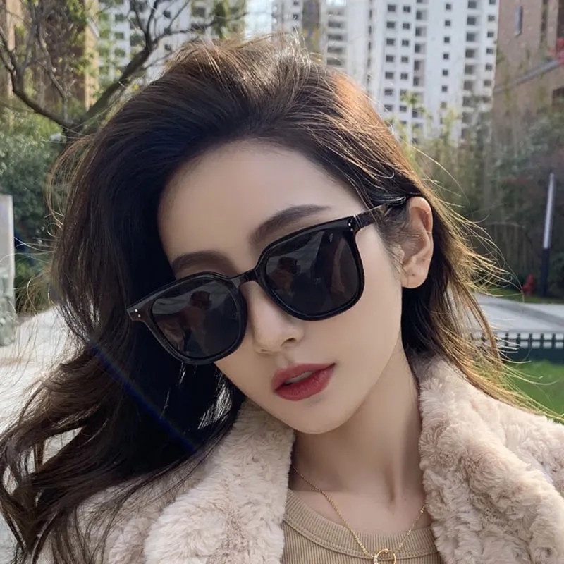 (AIMURUSI) COD Phong Cách Giản Dị Kính Mát Gọng Vuông Chống Tia Uv Thời Trang Cho Nữ Đàn ông