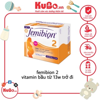 Femibion số 2 vitamin bầu cho mẹ từ 13 tuần trở đi