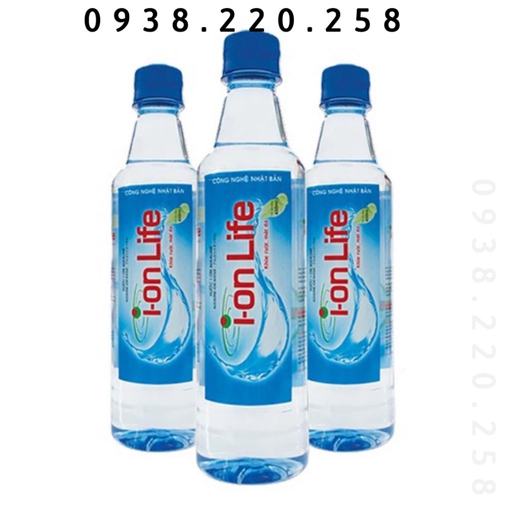 [HCM] Thùng Nước Ion Life 450ml (24 chai)