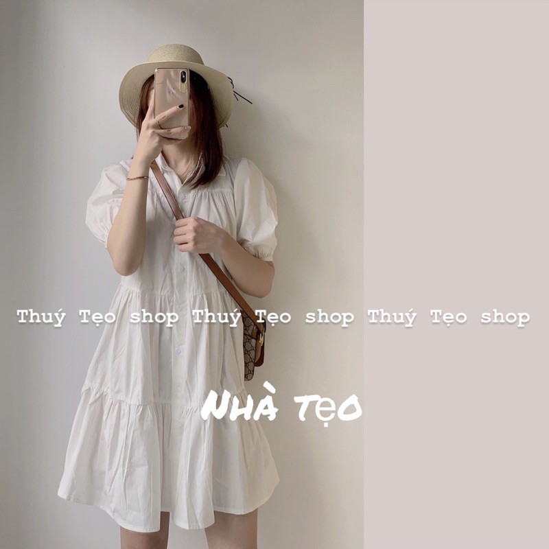 ĐẦM SƠ MI BABYDOLL ULZZANG (SẴN/VIDEO ) | BigBuy360 - bigbuy360.vn