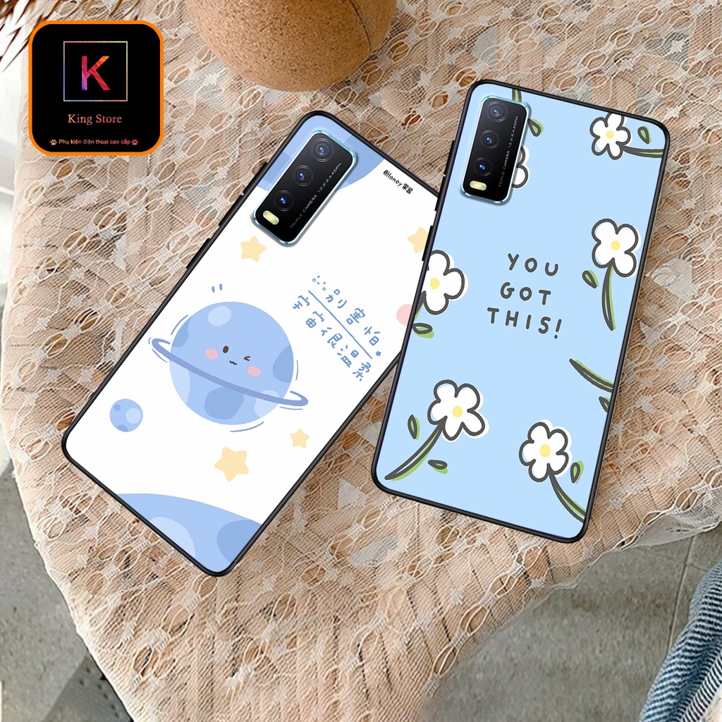 Ốp lưng Vivo Y20 - Vivo Y20s - Vivo Y12s - Ốp lưng in hình BlueSky - lưng nhám viền TPU cao cấp
