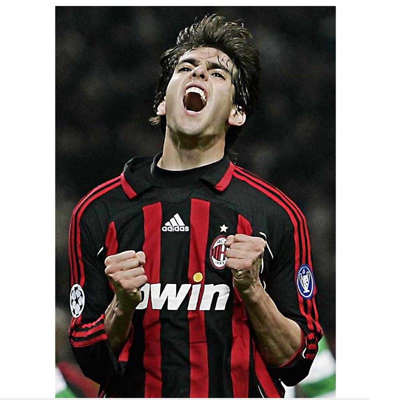 FIFA World Cup Football Soccer Star The Best FIFA Men's Player Kaká Vintage Craft Paper Poster Decorative Wall Sticker 1 pcs