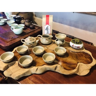 Khay trà gỗ nu hương thơm