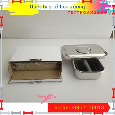 Hộp Đựng Dụng Cụ Inox 304 -Hộp Tiểu Không Lỗ 10x20x5cm