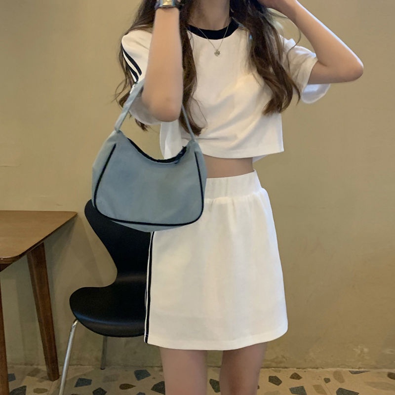 Bộ Đồ Thể Thao Hai Món Dáng Rộng Phong Cách Nhật Hàn Thời Trang Mùa Hè Mới Cho Nữ