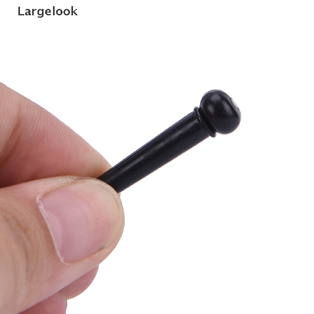 Bộ khung xương đàn + cầu đàn 6 chốt lớn màu trắng/đen cho đàn guitar acoustic