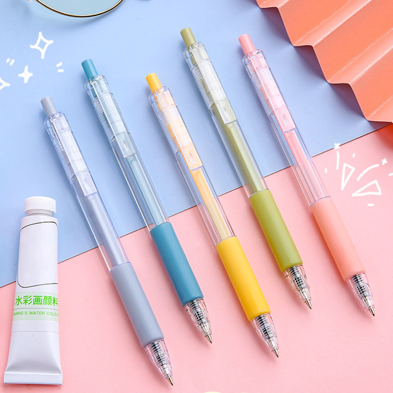 Bút Gel Đầu Tròn Màu Đen 0.5mm Chất Lượng Cao