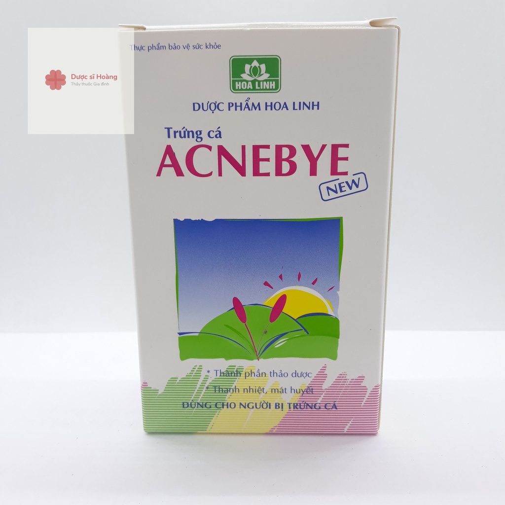 Viên trứng cá Acnebye New- hộp 3 vỉ x 10 viên nang
