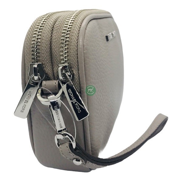 VÍ CẦM TAY MICHAEL KORS MÀU XÁM 2 NGĂN - SIZE 17CM ĐỂ VỪA IPHONE PLUS