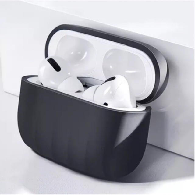 Case Baseus Shell Pattern chống sốc cho Airpods chất liệu Silicon siêu bền dai chống bám vân tay